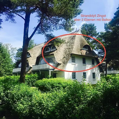Maisonette-Fewo unter Reet, 50m zum Meer, Strandidyll Ostseeheilbad Zingst Exterior foto